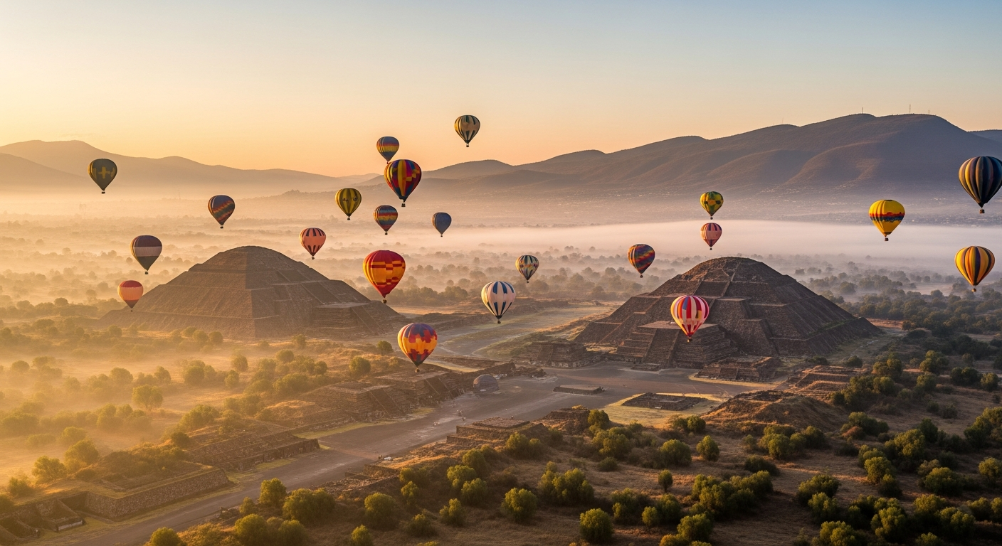 Teotihuacan Hot Air Balloon Rides